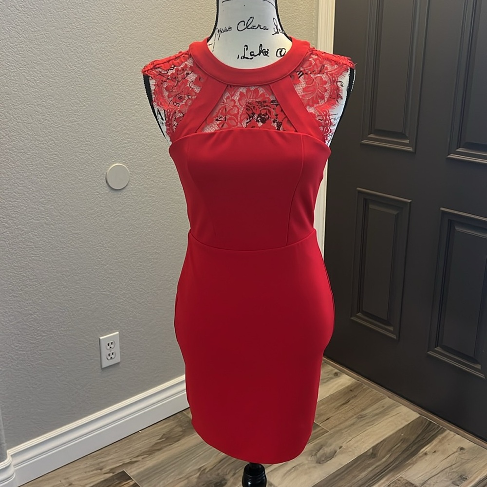 Red Lace Dress